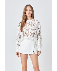 endless rose Women's Lace Blouse