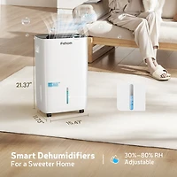 Waykar 150 Pint Energy Star Dehumidifier With Pump for Basement & Extra Large Room
