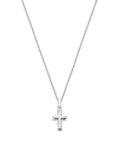 Tiny Blessings Kids Children's 14K Gold Beautifully Beveled Cross 12-14" Necklace