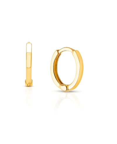 Tiny Blessings Children's 14K Gold Modern 11mm Girls' Huggie Hoop Earrings