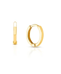 Tiny Blessings Children's 14K Gold Modern 11mm Girls' Huggie Hoop Earrings