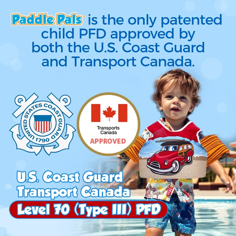 Body Glove Paddle Pals Life Jacket - Uscg Approved Kids Swim Vest