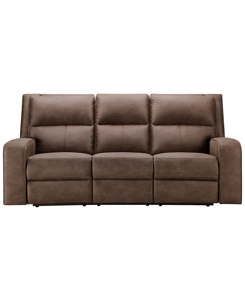 Abbyson Living 86" Fabric Manual Reclining Sofa