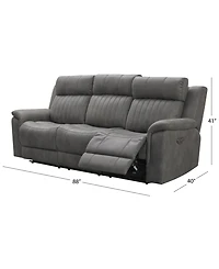 Abbyson Living 85" Fabric Power Reclining Sofa