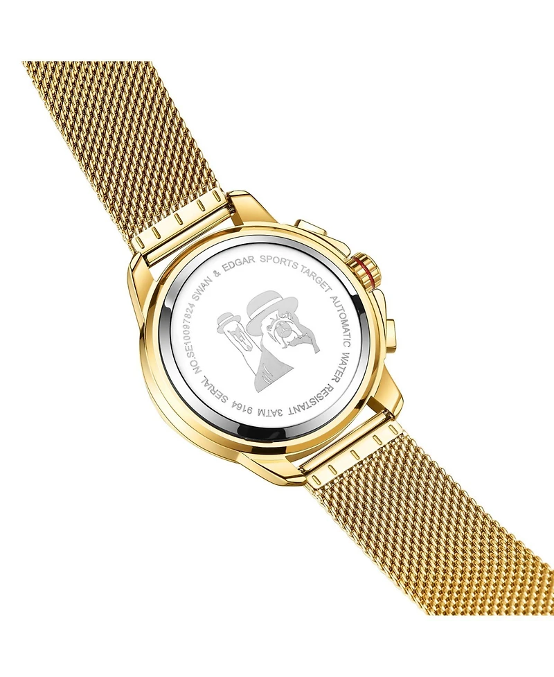 SE1602 Swan & Edgar Hand Assembled Sports Target Automatic Gold