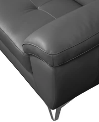 Abbyson Living 86" Top Grain Leather Sofa