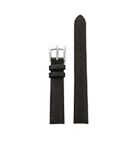 Speidel Ladies Stitched Calfskin Leather Band 13mm Black- Long