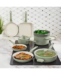 BergHOFF Balance Nonstick Ceramic Saucepan 7", 2.1qt. With Glass Lid, Recycled Aluminum