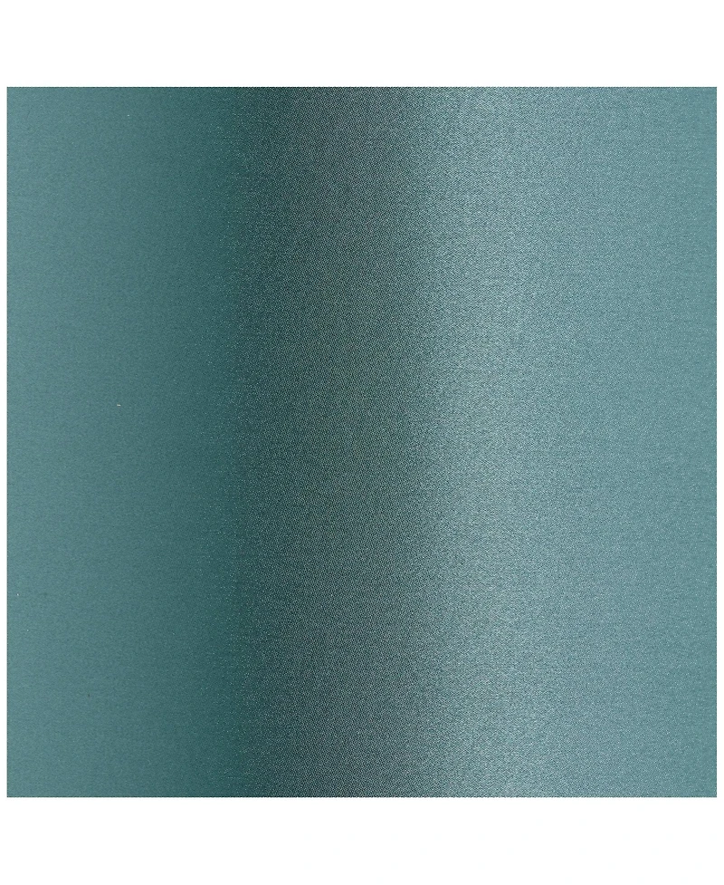 Springcrest Soft Teal Medium Drum Lamp Shade 14" Top x 16" Bottom x 11" High x 11" Slant (Spider) Replacement with Harp