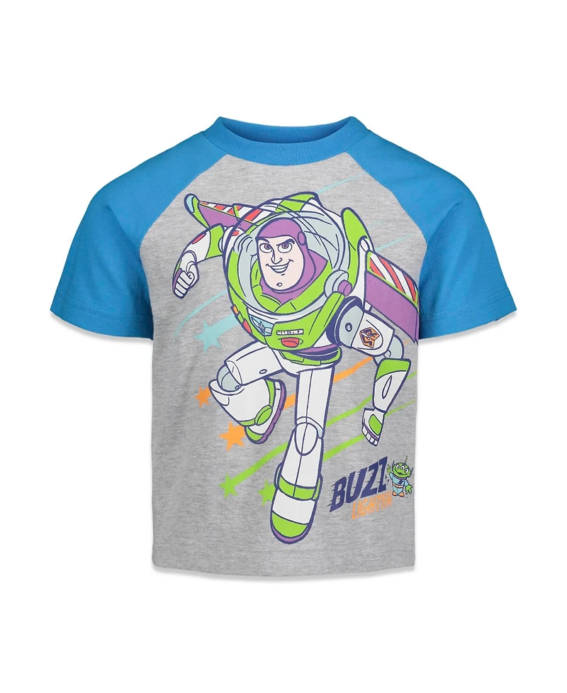 Disney Toddler Boys Mickey Mouse Toy Story Winnie the Pooh Cars Lion Guard Moana Luca Firebuds 2 Pack T-Shirts to