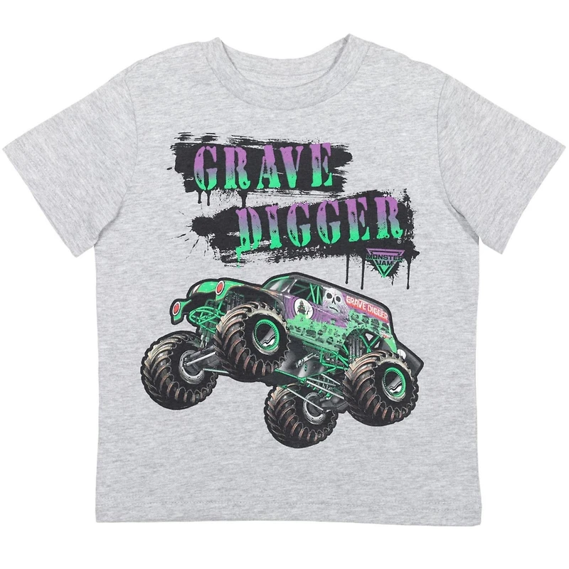 Monster Jam Boys El Toro Loco Zombie Maximum Destruction 4 Pack Graphic T-Shirts to