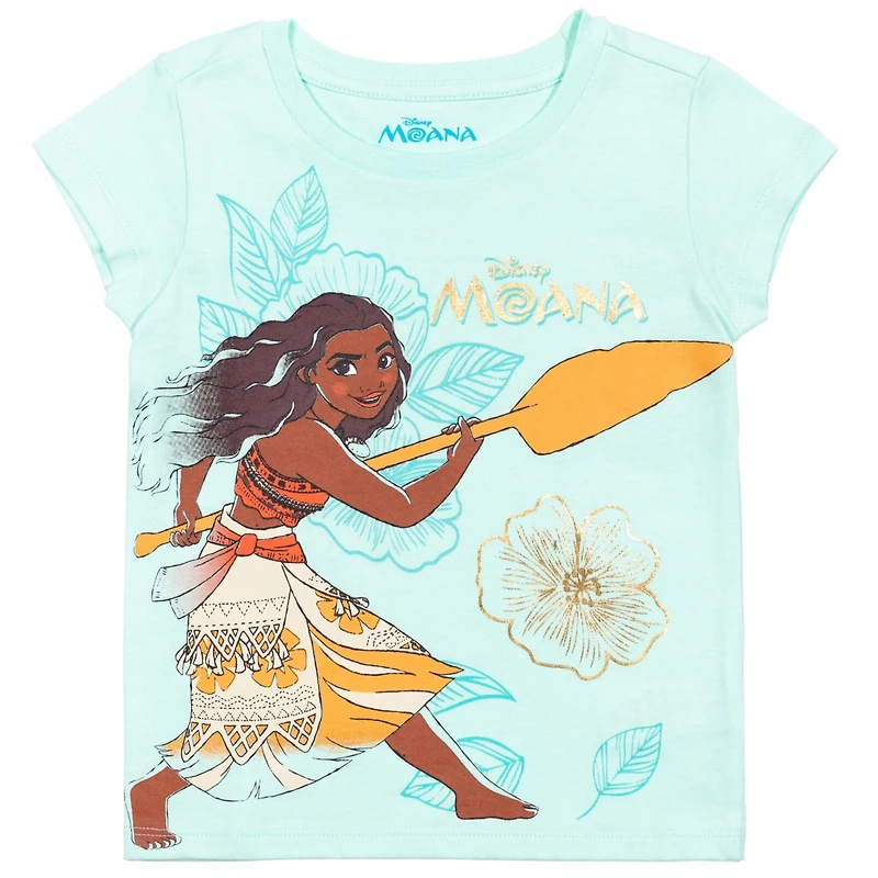 Moana Baby Girls 3 Pack T-Shirts