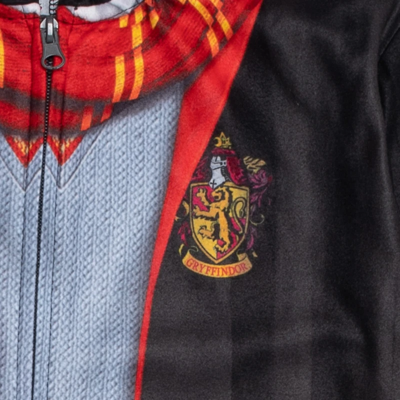 Harry Potter Boys Fleece Zip Up Costume Coverall