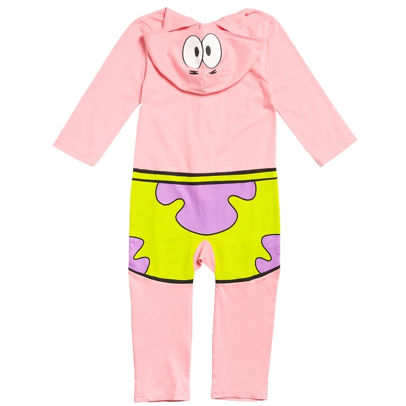 SpongeBob SquarePants Toddler Boys Patrick Zip Up Cosplay Costume Coverall to