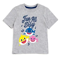 Baby Shark Baby Boys Pinkfong Shark 3 Pack T-Shirts