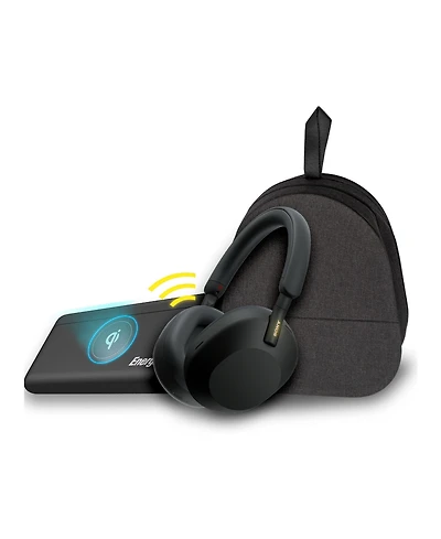Sony Wh-1000XM5 Wireless Noise Canceling Over-Ear Headphones (Black) Bundle