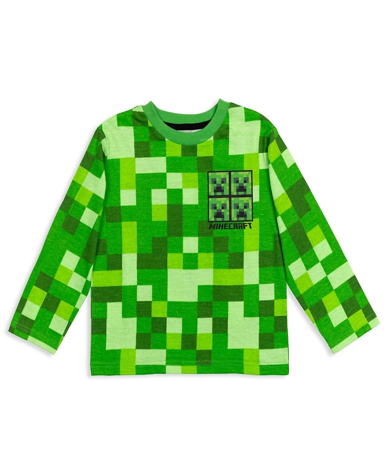 Minecraft Boys Mobs 2 Pack Long Sleeve Graphic T-Shirt [SizeDescription1]