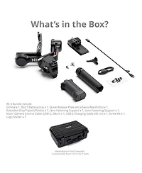 Dji Rs 4 with Weatherproof Hard Case with Customizable Foam (18 x 14 x 7 Inch) bundle