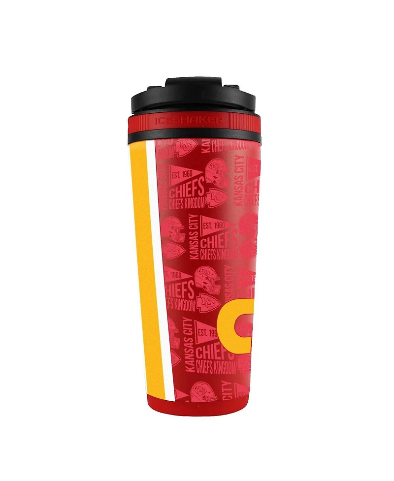 Ice Shaker Kansas City Chiefs 26oz. 4D Stainless Steel Ice Shaker Bottle