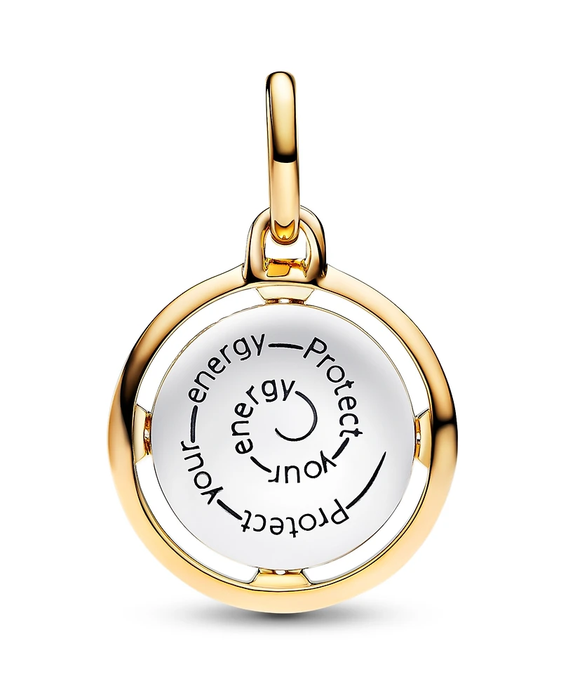 Pandora Sterling silver and 14k Gold-plated unique metal blend Bee Medallion Charm