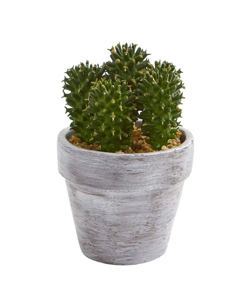 Slickblue Realistic Cactus Artificial Plant for Stylish Home Decor (Set of 3)