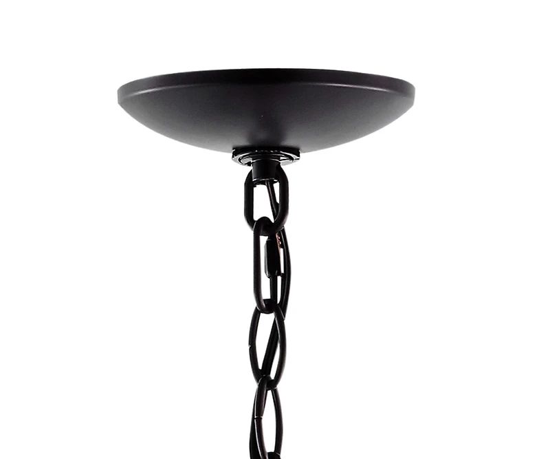 Jonathan Y Kinsley Industrial Farmhouse Iron/Glass Led Pendant Ceiling Light