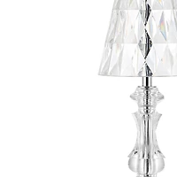 Jonathan Y Lillian Bohemian Classic Acrylic Rechargeable Integrated Led Table Lamp
