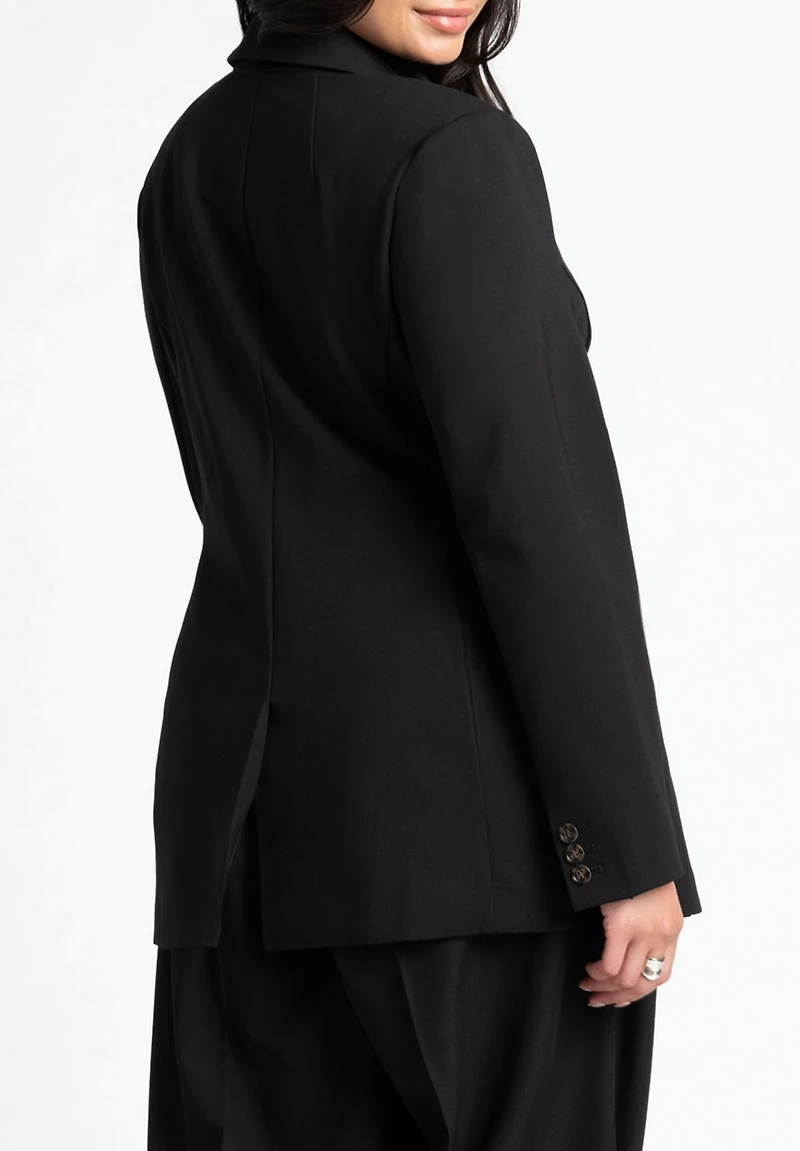 Eloquii Women's Plus The Ultimate Stretch Long Two Button Blazer