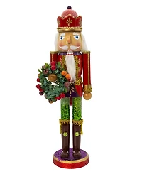 Kurt Adler 15-Inch Wooden Sugar Frost Nutcracker