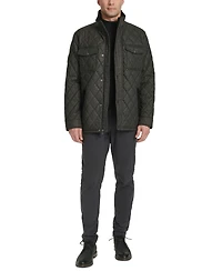 Cole Haan Men's Quilted Stand-Collar Jacket
