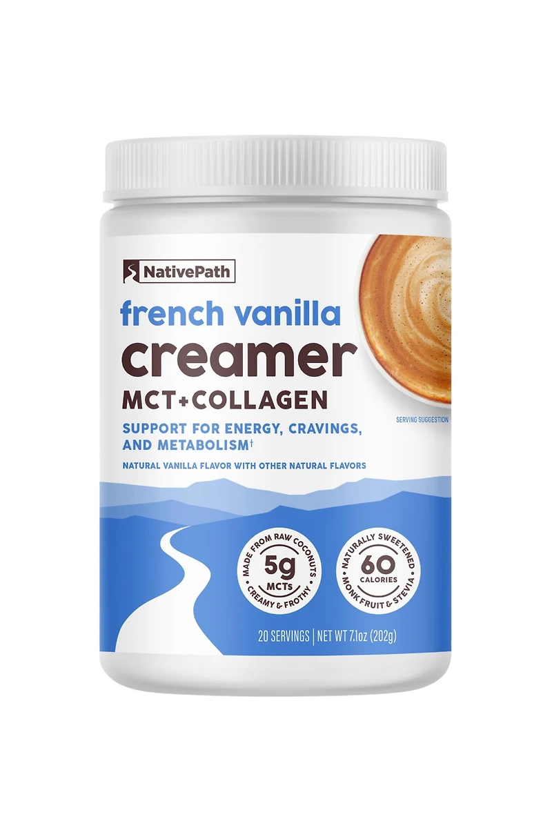 NativePath Keto Coffee Creamer Powder French Vanilla