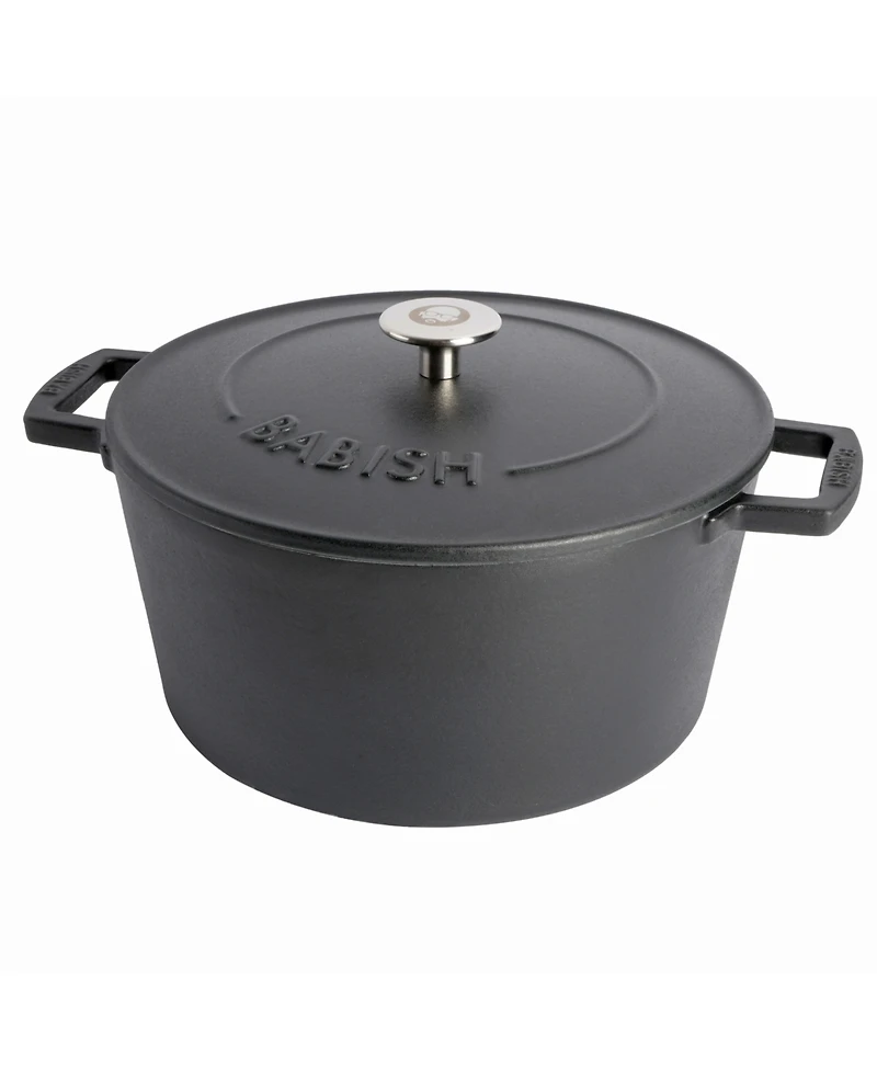 Babish 6 Qt Round Matte Enamel Cast Iron Dutch Oven