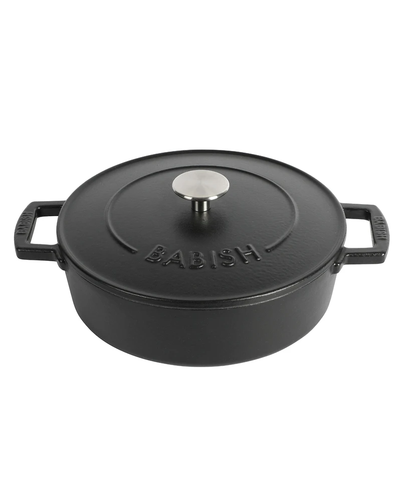 Babish 3 Qt Matte Enamel Cast Iron Braiser