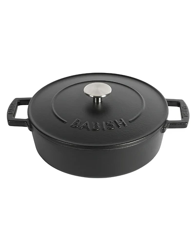 Babish 3 Qt Matte Enamel Cast Iron Braiser