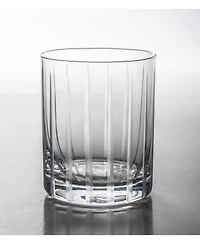 Babish 4 Piece 14 Oz Dof Old Fashioned Drinking and Whiskey Glass - Etched Handmade Clear Glass