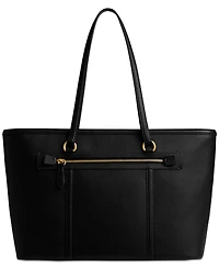 Coach Excl Whsl Refined Pebble Leather Legacy Large Zip Tote