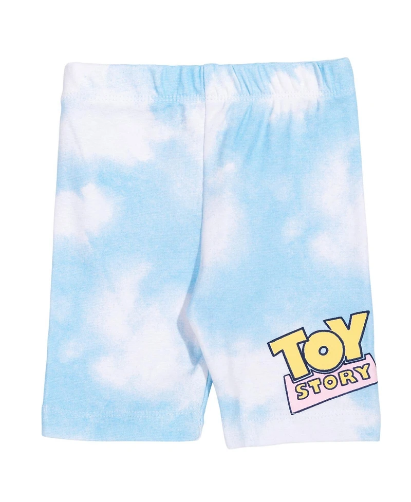 Disney Toddler Girls Moana Winnie the Pooh Lion King Pixar Toy Story Lilo & Stitch T-Shirt Shorts Outfit Set to