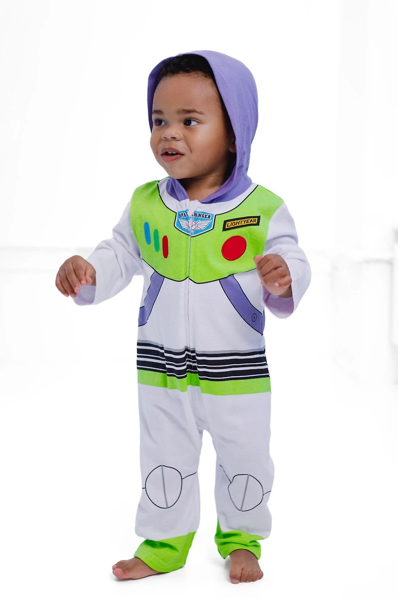 Toy Story Toddler Boys Disney Pixar Buzz Lightyear Zip Up Cosplay Coverall Newborn to