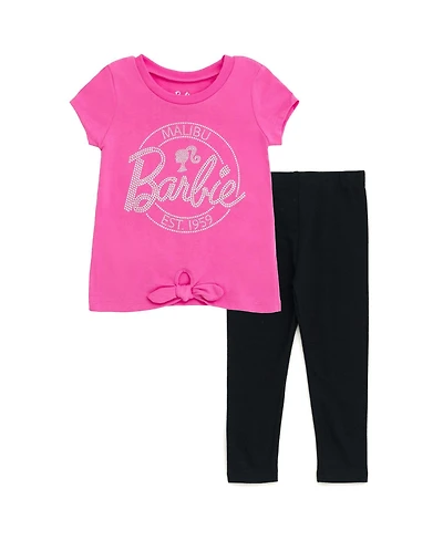 Barbie Girls T-Shirt and Leggings Outfit Set