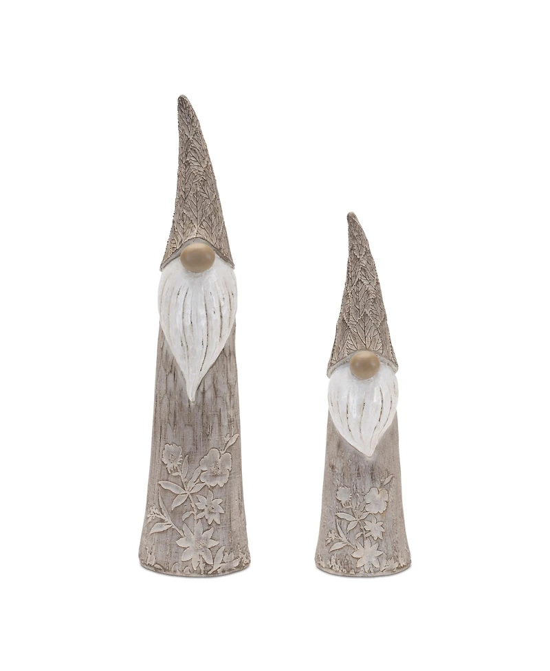 Slickblue Decorative Gnome Figurine Whimsical Home Decor Accent (Set of 2)