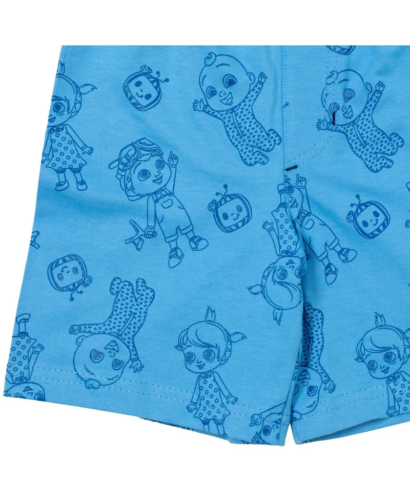 CoComelon Toddler Boys Jj Graphic T-Shirt French Terry Shorts Outfit Set