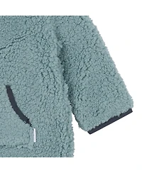 Gerber Baby Girls Fleece Romper with Half Zipper