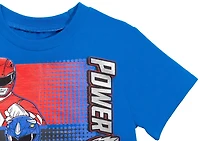 Power Rangers Toddler Boys T-Shirt and Mesh Shorts Outfit Set