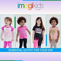 Barbie Little Girls T-Shirt and Leggings Outfit Set