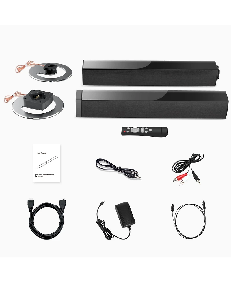 Cowin Sound Bar for Tv Bluetooth Speakers with Arc/Optical/Aux Connection