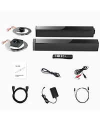 Cowin Sound Bar for Tv Bluetooth Speakers with Arc/Optical/Aux Connection