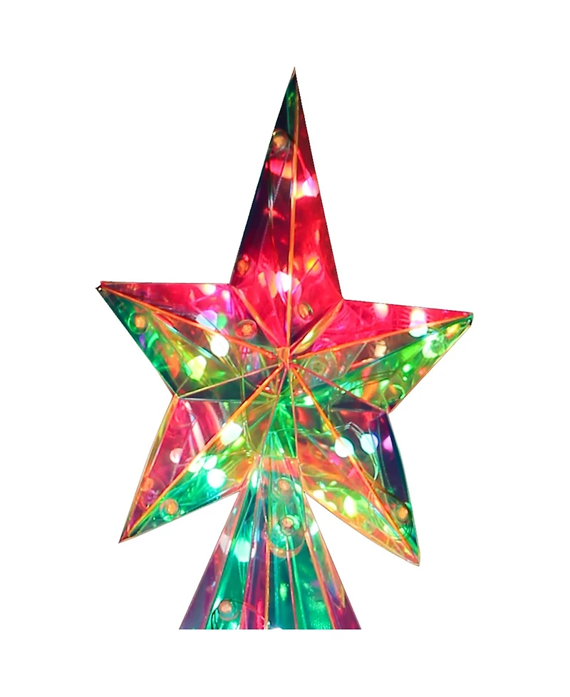 Kurt Adler 25.5-Inch Pre-Lit Multifunction Rgb Smart Holographic Christmas Tree