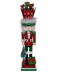 Kurt Adler 18-Inch Hollywood Nutcrackers with Presents Crown