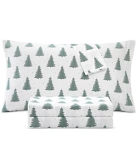 Sanders Holiday Printed Microfiber 4-Pc. Sheet Set, Full