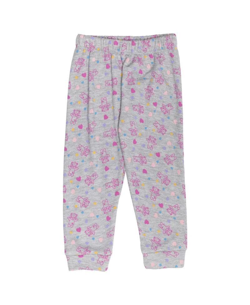 CoComelon Toddler Girls Jj Baby Pullover Fleece Sweatshirt and Pants Set to